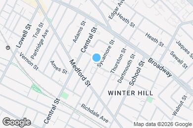 Map image of the property - 122 Sycamore St