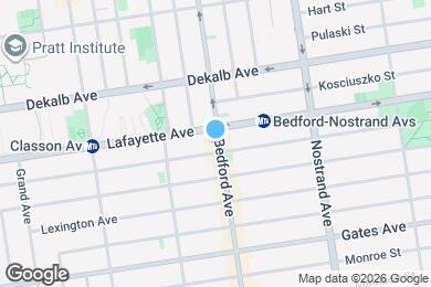 Map image of the property - BEDFORD AVENUE / Bedford-Stuyvesant 2-Bed 1-Bath