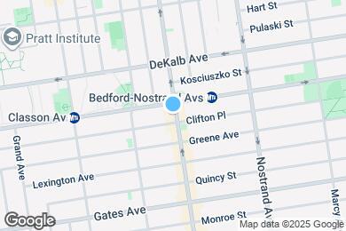 Map image of the property - Expansive Sun-drenched Bed-Stuy 7 Bed 3-Ba...