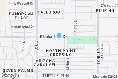 Map image of the property - 1114 W Audrey Lane