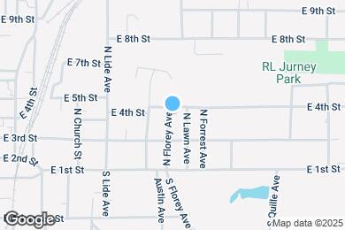 Map image of the property - 310 N Florey Ave