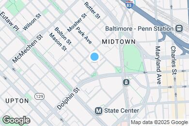 Map image of the property - 1215 Bolton St