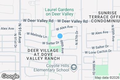 Map image of the property - 8818 W Salter Dr