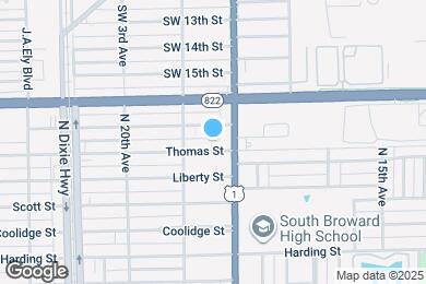 Map image of the property - 1821 Thomas St
