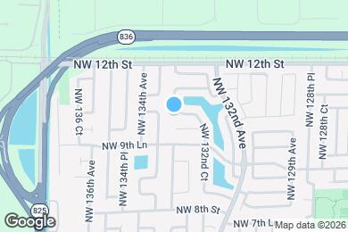 Map image of the property - 13272 NW 10th Terrace