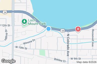 Map image of the property - 1018 Winona Circle