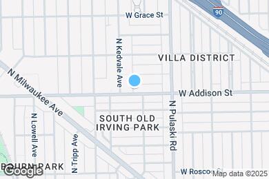 Map image of the property - 4112 W Addison St