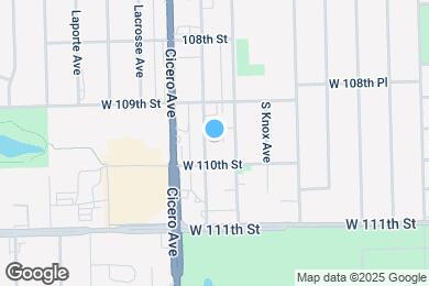 Map image of the property - 10925 S Keating Ave