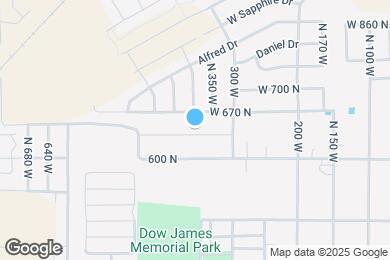 Map image of the property - 384 W 630 N