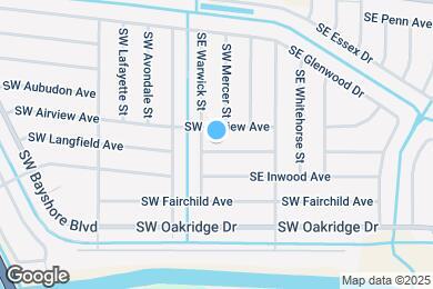 Map image of the property - 181 SW Langfield Ave