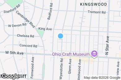 Map image of the property - 1679 Wyandotte Rd