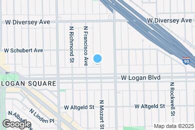 Map image of the property - 2618 N Mozart St