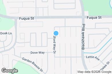 Map image of the property - 10839 Bradford Way Dr