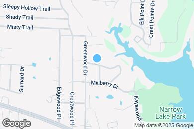 Map image of the property - 9729 Sycamore Dr