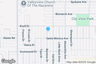 Map image of the property - 2705 Nashville Ave