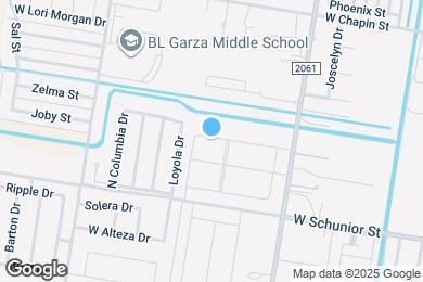 Map image of the property - 3104 W Driftwood St