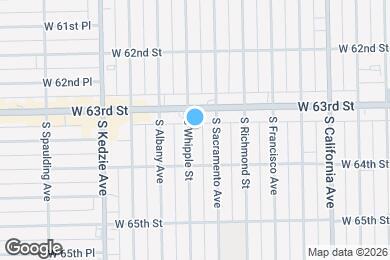 Map image of the property - 6321 S Whipple St