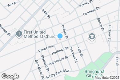 Map image of the property - 2334 Vance Ave