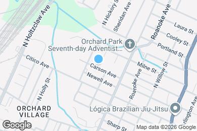 Map image of the property - 1713 Carson Ave