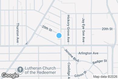 Map image of the property - 2036 Kearney Ave