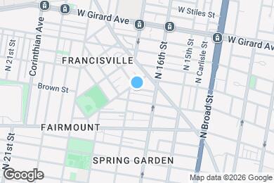 Map image of the property - 1638 Parrish St