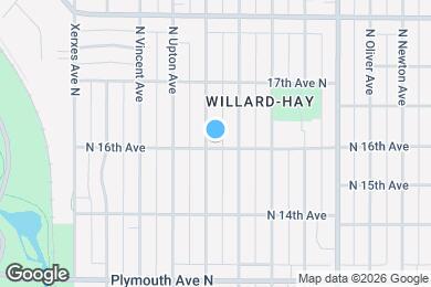 Map image of the property - 1600 N Thomas Ave