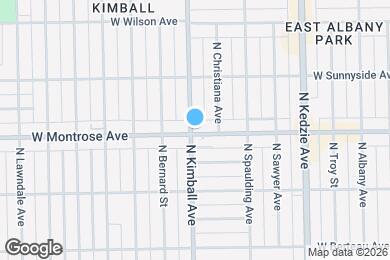 Map image of the property - 3360 W Montrose Ave