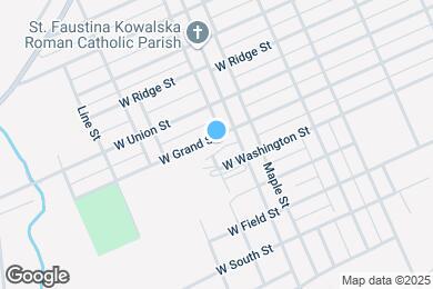 Map image of the property - 109 W Grand St