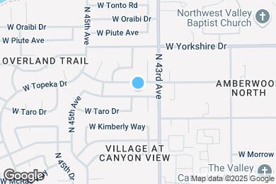 Map image of the property - 4338 W Wescott Dr