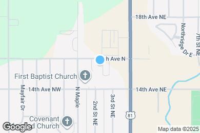 Map image of the property - 1501 N Grove Pl