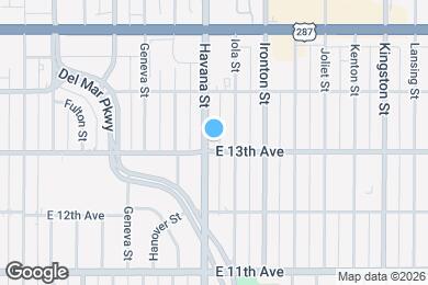 Map image of the property - 1308 Havana St