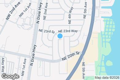 Map image of the property - 2298 NE 4th Ave