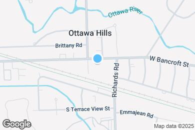 Map image of the property - 4243 W Bancroft St