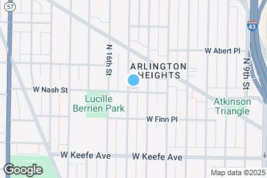 Map image of the property - 3702 N 15th St