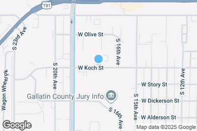 Map image of the property - 1725 W Koch St