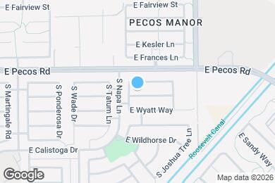 Map image of the property - 3834 E Longhorn Dr