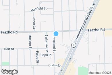 Map image of the property - 25880 Groveland St