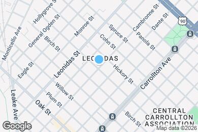 Map image of the property - 1706 Cambronne St