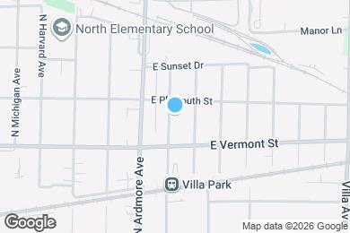 Map image of the property - 485 N Beverly Ave