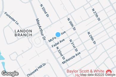 Map image of the property - 3124 McFerrin Ave