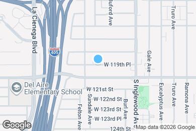 Map image of the property - 4950 W 119th Pl