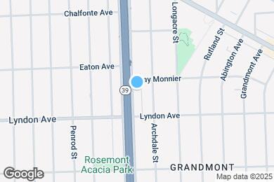 Map image of the property - 14550 Southfield Fwy