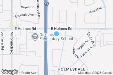 Map image of the property - 1857 E Holmes Rd