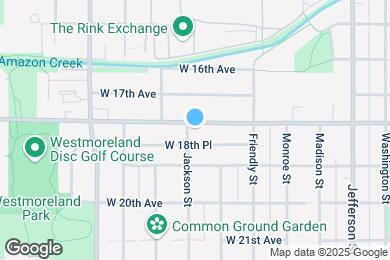 Map image of the property - 990 W 18th Ave