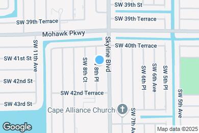 Map image of the property - 4113 SW 8th Pl