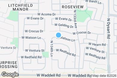 Map image of the property - 13433 W Watson Ln