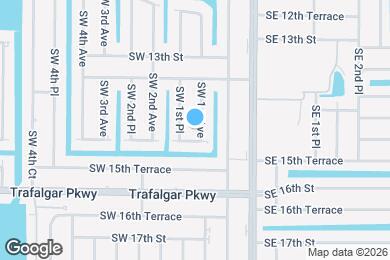 Map image of the property - 1418 SW 1st Ave