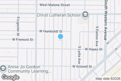 Map image of the property - 1521 S Westmoreland Ave
