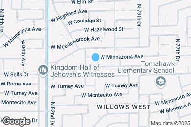 Map image of the property - 8048 W Clayton Dr