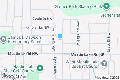 Map image of the property - 3513 Rosedale Dr NW